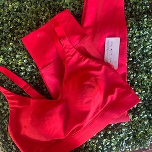 all in motion Red Activewear Set - Sports Bra & Leggings. Top xl  / legg L